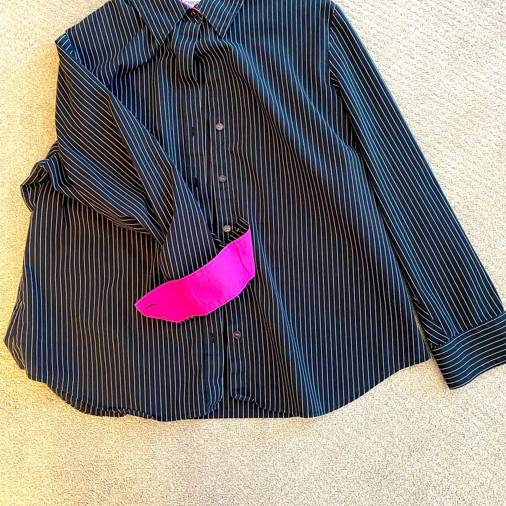 Chico’s dress shirt. Chico’s size 3 = XL